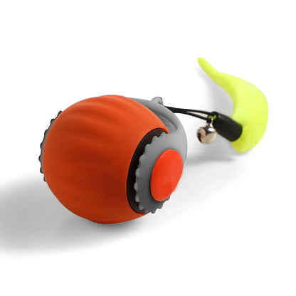 Interactive Cat Toy Chirping Flapping Sparrow Dog Toys Rechargeable Touch Squeak Bird-Shaped Plush Toy with Catnip Pet Supply