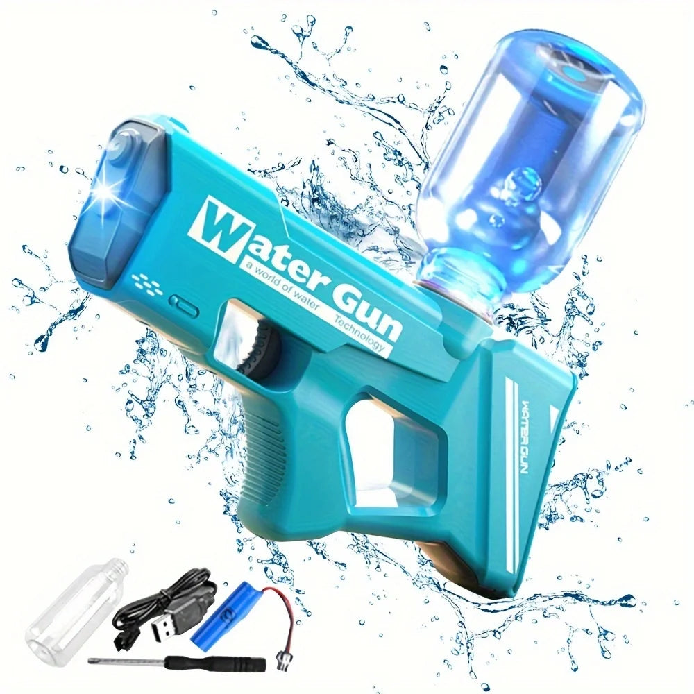 2025 New Water Gun Fully Automatic Shooting Toy High Pressure Sprinkler Summer Outdoor Beach Pool Party Toy Children Adult Gift