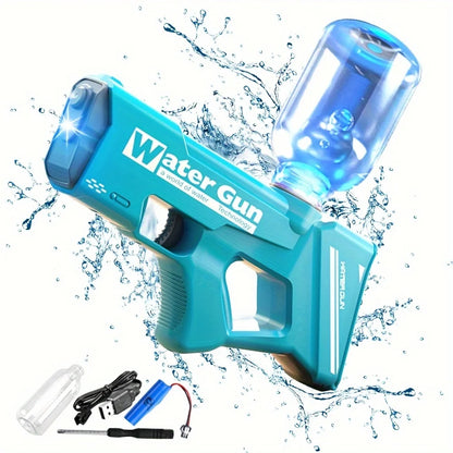 2025 New Water Gun Fully Automatic Shooting Toy High Pressure Sprinkler Summer Outdoor Beach Pool Party Toy Children Adult Gift