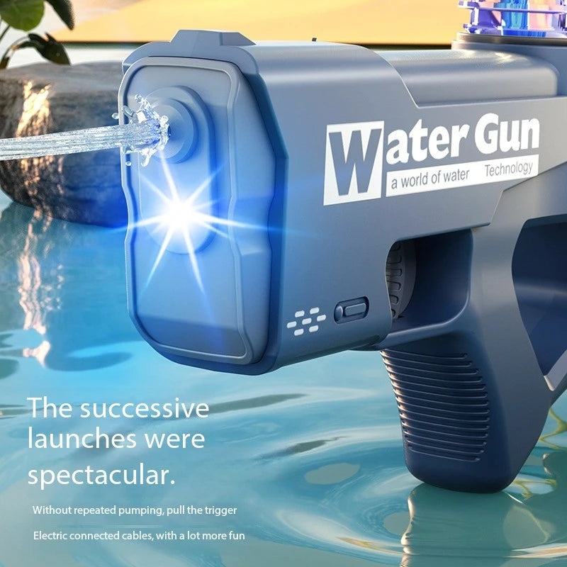 2025 New Water Gun Fully Automatic Shooting Toy High Pressure Sprinkler Summer Outdoor Beach Pool Party Toy Children Adult Gift