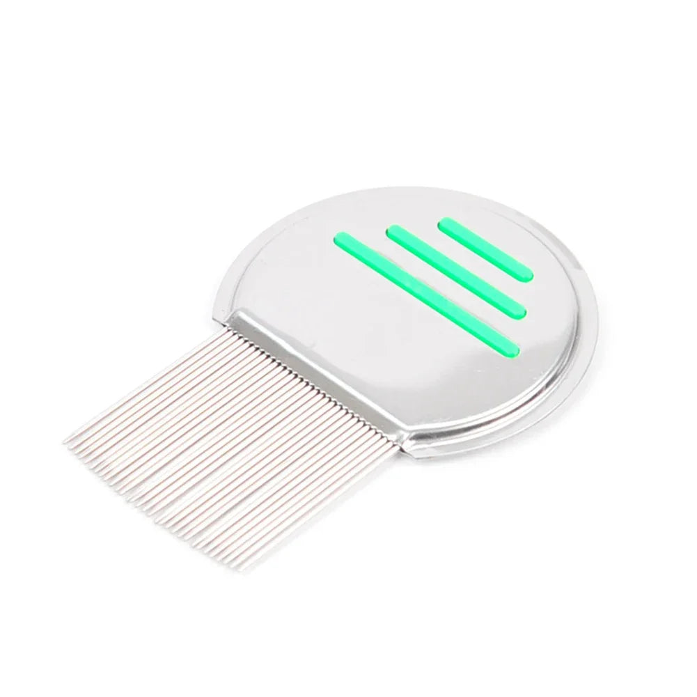 Stainless Steel Terminator Lice Comb Children Hair Removal Headdress Super Density Teeth Remove Nits Comb Dog Brushes Accessory