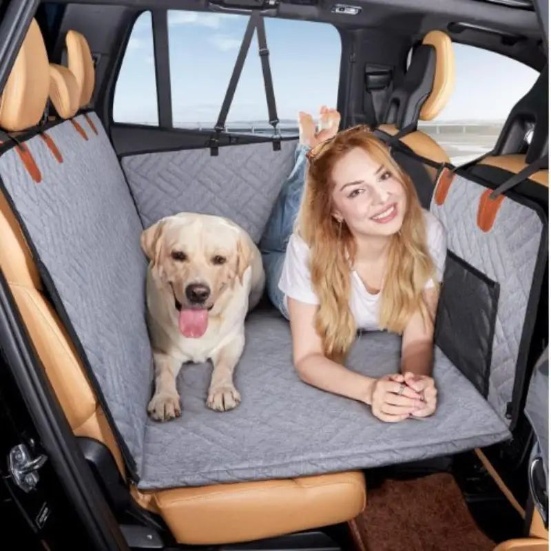 Waterproof Dog Car Seat Cover For Back Seat With Side Flap Seat Protector Car Backseat Protec Mat