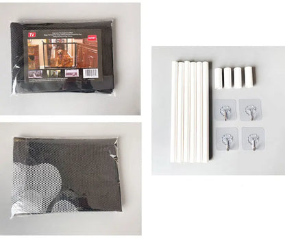 Pet Barrier Fences Portable Folding Breathable Mesh Cat and Dog Safety Fences Pet Supplies to Ensure Pet Safety