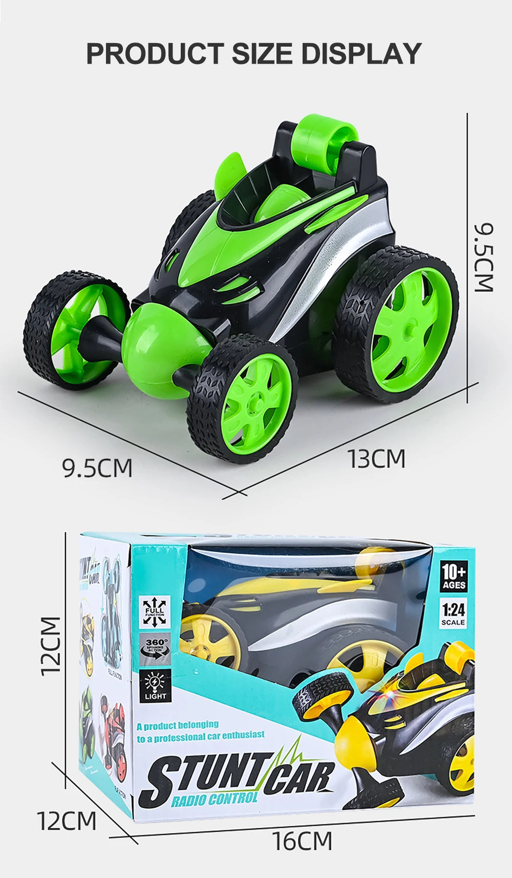 Remote Control Car Rc Stunt Car for Boy Girls 360 Degree Rotation Racing Car Rc Cars Flip and Roll Stunt Car Toy for Kids