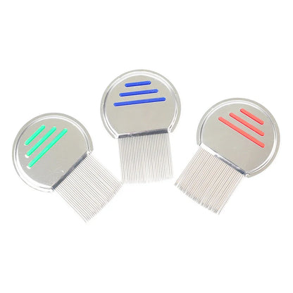 Stainless Steel Terminator Lice Comb Children Hair Removal Headdress Super Density Teeth Remove Nits Comb Dog Brushes Accessory