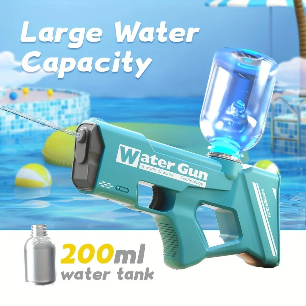 2025 New Water Gun Fully Automatic Shooting Toy High Pressure Sprinkler Summer Outdoor Beach Pool Party Toy Children Adult Gift