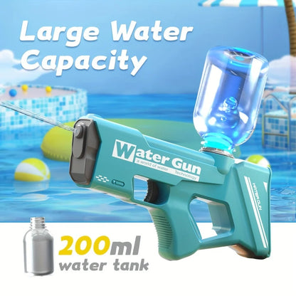 2025 New Water Gun Fully Automatic Shooting Toy High Pressure Sprinkler Summer Outdoor Beach Pool Party Toy Children Adult Gift