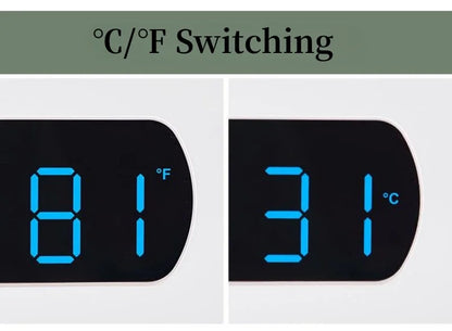 Voice Control Digital Alarm Clock TEMP Date Timer Countdown Night Mode Type-C USB 12/24H Anti-disturb Funtion 2 Alarms LED Clock