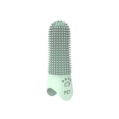 Silicone Pet Teeth Cleaning Fingertips Nontoxic 360° Cleaning Pet Toothbrushes Durable Super Soft Cats Mouth Cleaner Dental Care