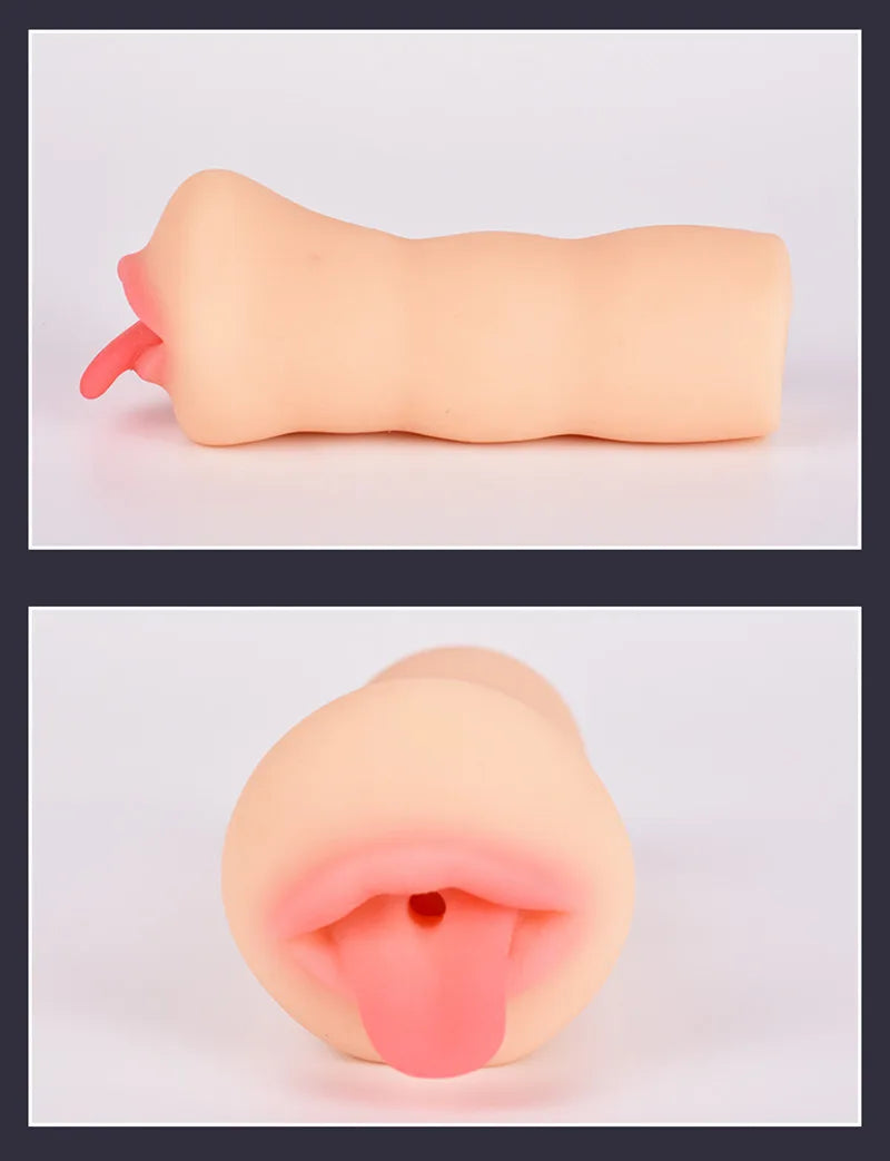 Sex Real Vagina Pussy Male Masturbator Mouth Oral Licking Anal Ass Masturbation Cup Adult Games Erotic Products Sex Toys for Men