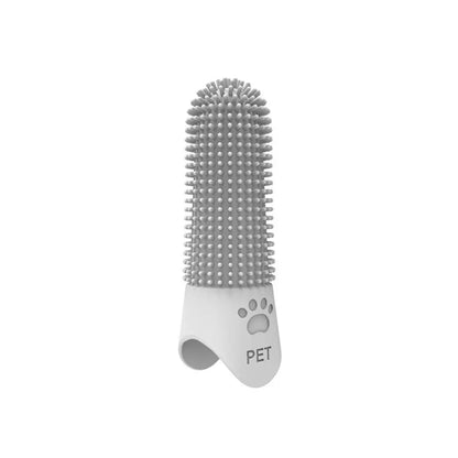 Silicone Pet Teeth Cleaning Fingertips Nontoxic 360° Cleaning Pet Toothbrushes Durable Super Soft Cats Mouth Cleaner Dental Care