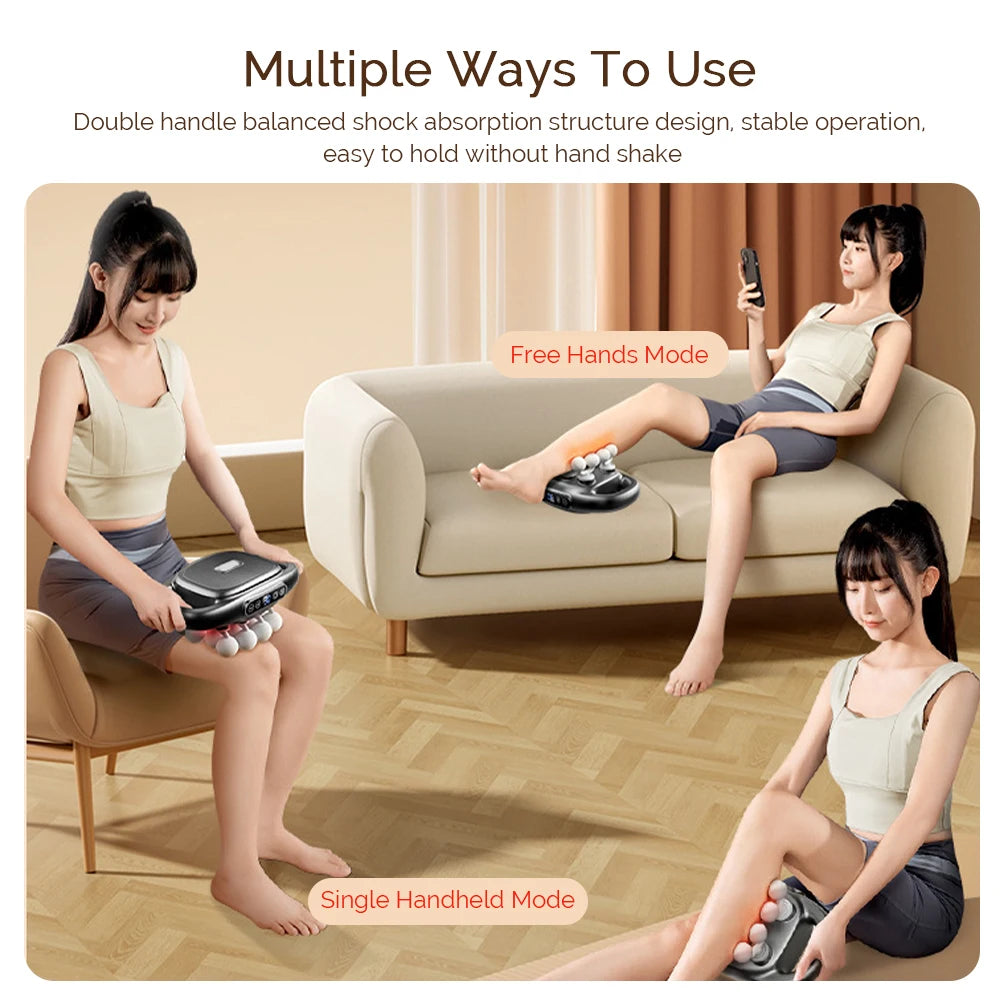 16-Head Fascia Gun High-Frequency Vibration Body Massager - Varixo