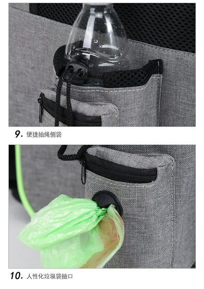 Cat Bag for Outdoor Use Portable and Expandable Pet Travel Bag Small Dog Cat Travel Backpack Pet Accessories