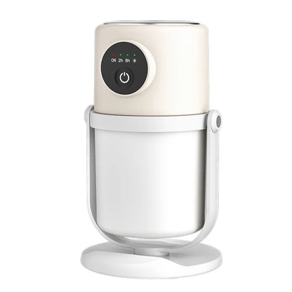 H8 Single Spray Humidifier USB 360° Rotation Air Purifier for Home Office Quiet Night Light Mini Mist