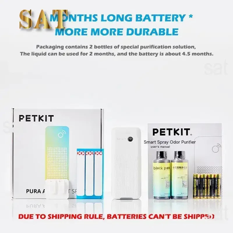 A  For PETKIT PURA MAX Cat Litter Box Accessoriess Original Smart K3 Spray Odor Eliminator N50 Cat Toilet Odor Control Air Clea