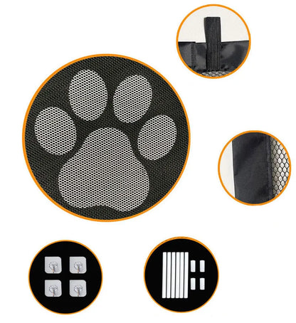 Pet Barrier Fences Portable Folding Breathable Mesh Cat and Dog Safety Fences Pet Supplies to Ensure Pet Safety