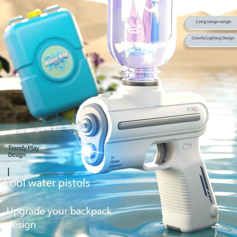 2025 New Water Gun Fully Automatic Shooting Toy High Pressure Sprinkler Summer Outdoor Beach Pool Party Toy Children Adult Gift