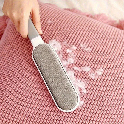 Double-Sided Pet Hair Remover, Manual Electrostatic Sticky Lint Brush, for Cat, Clothing, Sofa, Furniture,  Carpet Cleaning