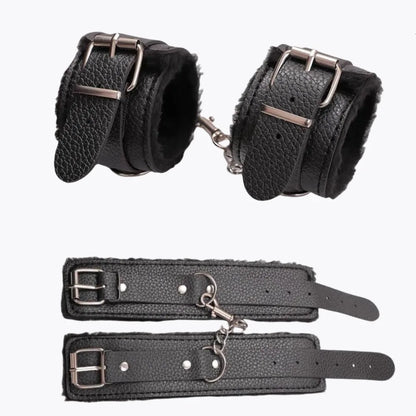 SM Handcuff Restraint Cuffs Leg Cuff Sex Toy Kits BDSM Bondage Gear Hand Leg Restraint Straps 18+ Adult Couple Sextoy Kits Shop