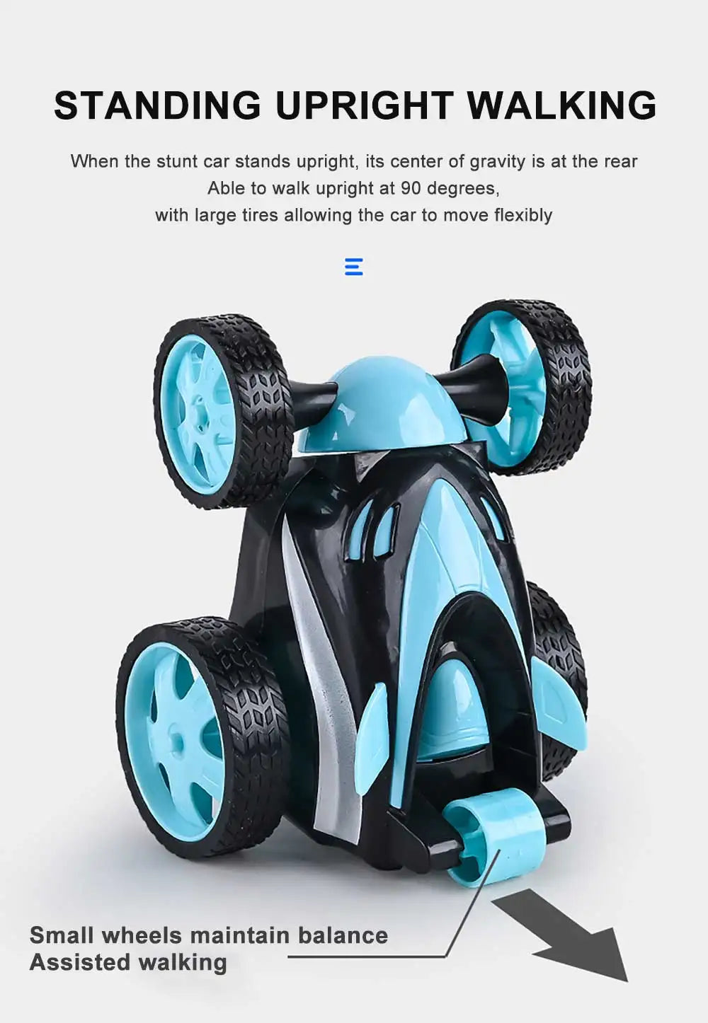 Remote Control Car Rc Stunt Car for Boy Girls 360 Degree Rotation Racing Car Rc Cars Flip and Roll Stunt Car Toy for Kids