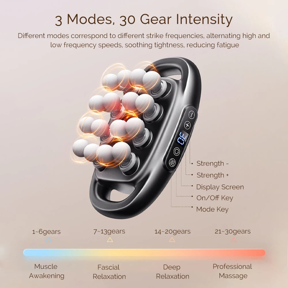 16-Head Fascia Gun High-Frequency Vibration Body Massager - Varixo