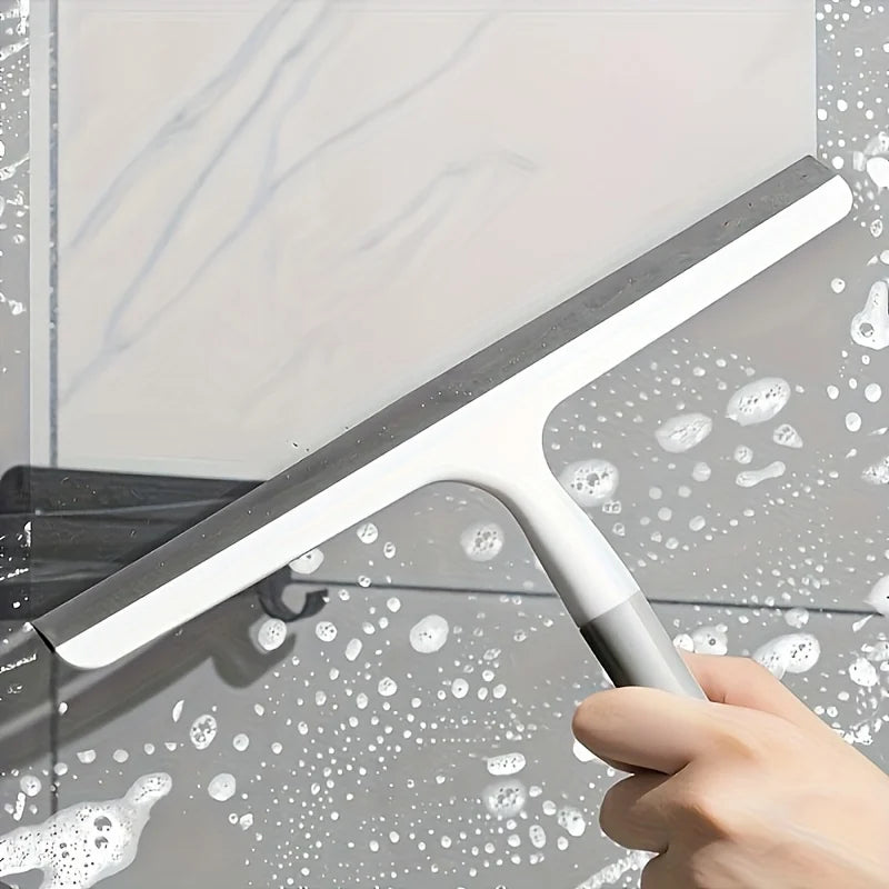 Silicone Shower Scraper Cleaner Bathrooms Multi-purpose Squeegee Glass Clean Floor Window Cleaning Tool Household Water Wiper