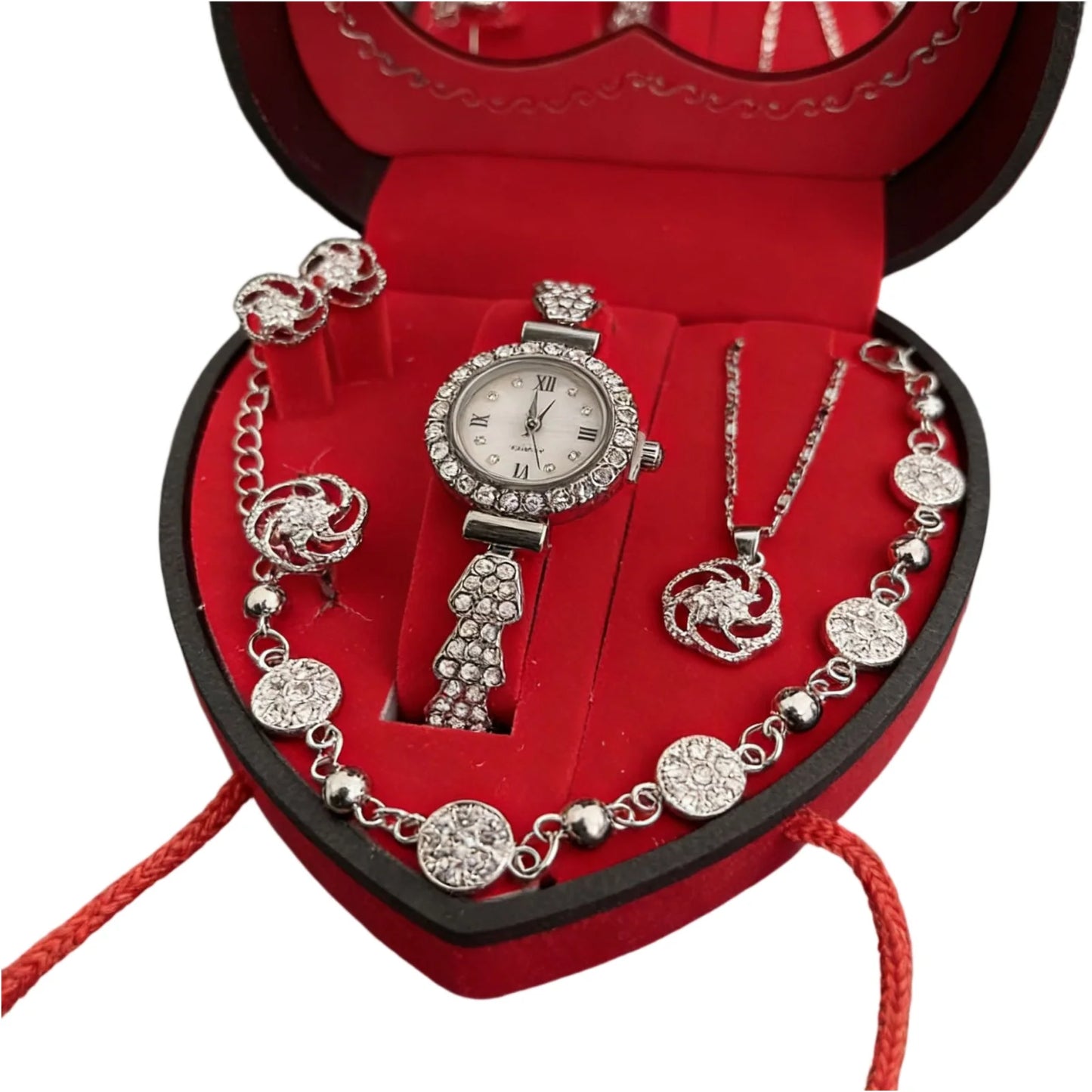 Unique Luxe Heart Shaped Jewelry Gift Set - Varixo