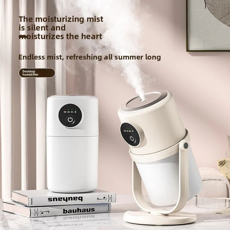 H8 Single Spray Humidifier USB 360° Rotation Air Purifier for Home Office Quiet Night Light Mini Mist