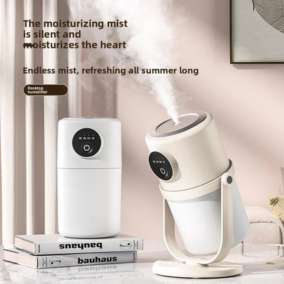 H8 Single Spray Humidifier USB 360° Rotation Air Purifier for Home Office Quiet Night Light Mini Mist