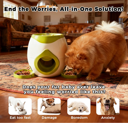 2-in-1 Interactive pet puzzle & Slow Feeder - Varixo