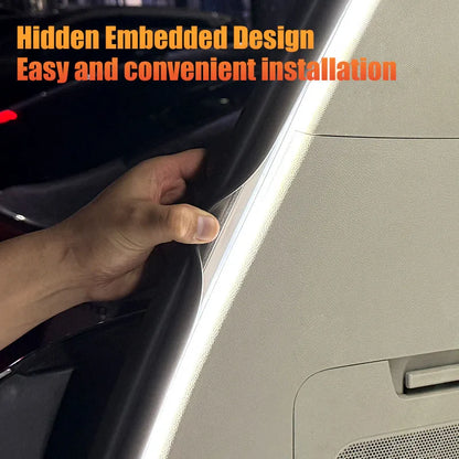 LED Trunk Lighting Lights Dynamic Flowing Flexible Light Strip On/Off Scanning Atmosphere Lamp Waterproof for Car Accessories