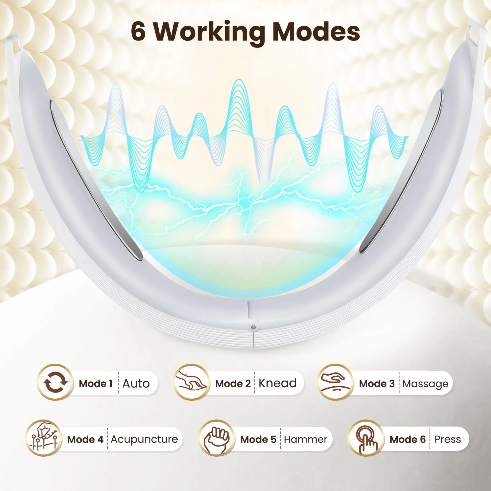 Microcurrent Facial Lifting Massager Double Chin Reducer - Varixo