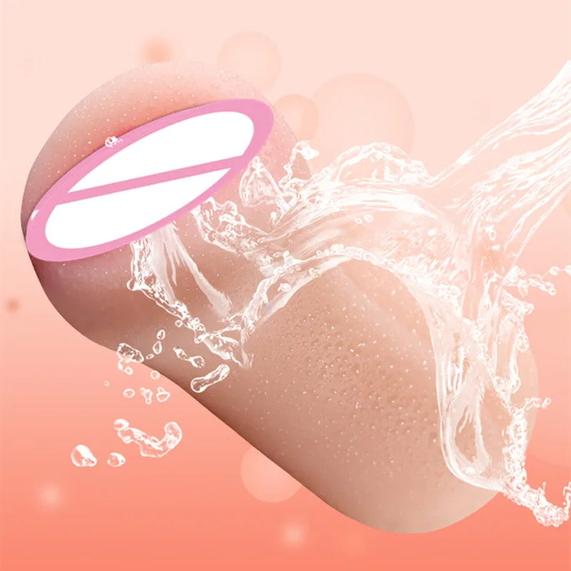Sex Real Vagina Pussy Male Masturbator Mouth Oral Licking Anal Ass Masturbation Cup Adult Games Erotic Products Sex Toys for Men