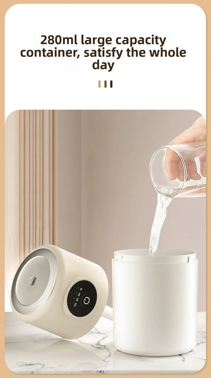 H8 Single Spray Humidifier USB 360° Rotation Air Purifier for Home Office Quiet Night Light Mini Mist