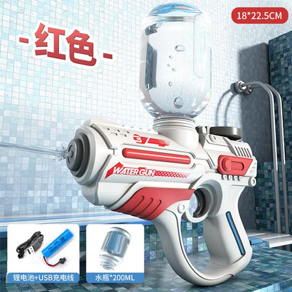 Pistola de agua M416, pistola eléctrica, juguete de tiro, totalmente automático, tiro de verano, playa, diversión al aire libre,
