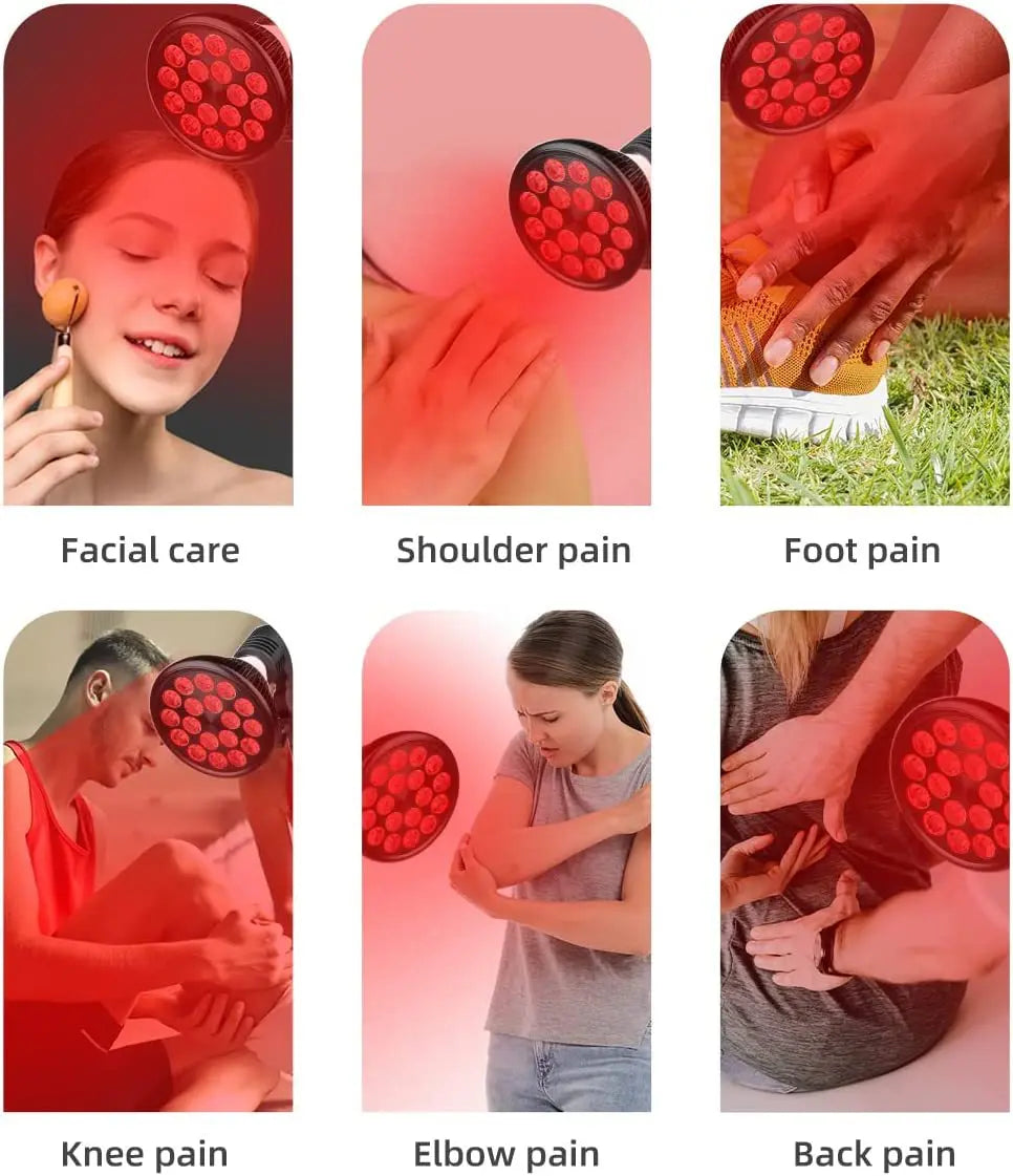 Red and Infrared Light Therapy Lamp 660nm 850nm for Physiotherapy Instrument Facial BodyTreatment Anti Aging Beauty Devices