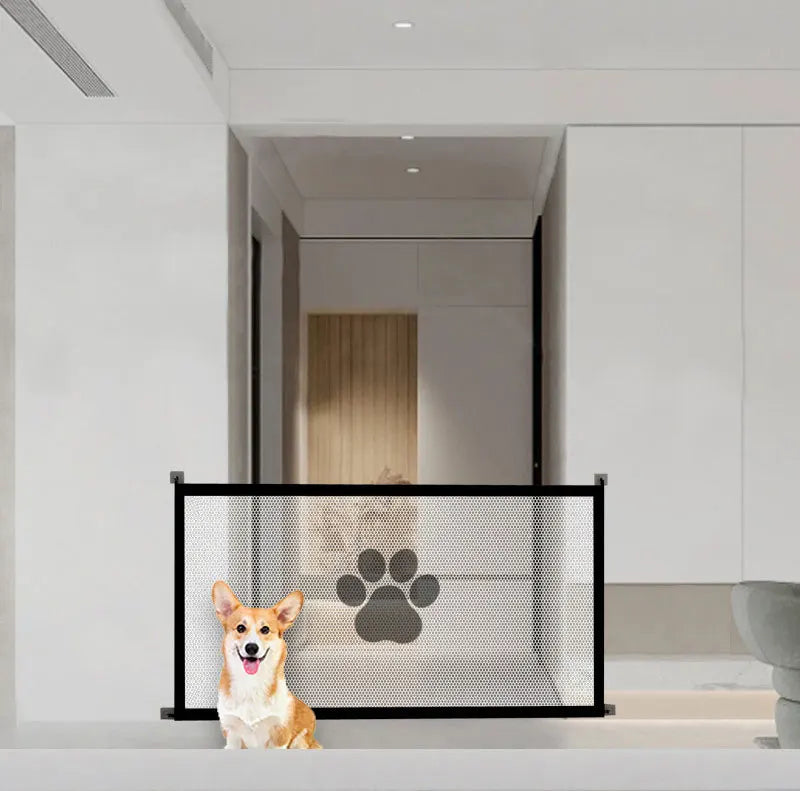 Pet Barrier Fences Portable Folding Breathable Mesh Cat and Dog Safety Fences Pet Supplies to Ensure Pet Safety