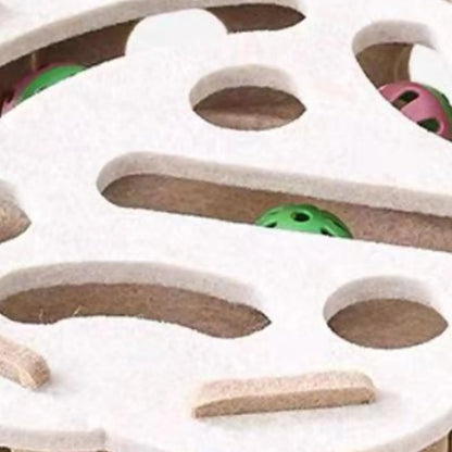 Cat Ball Puzzle Toy Pet Felt Play Game Cat Puzzle Box Game For Indoor Outdoor Home Garden Backyard Exercise Patio Balcony
