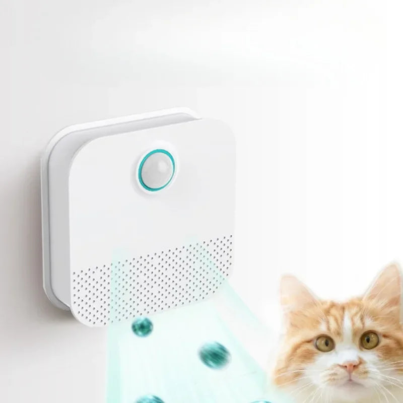 Automatic Cat Litter Box Odor Purifier Deodorizer Pet Toilet Air Freshener Eliminates Smell for Dogs Cats Cat Supplies