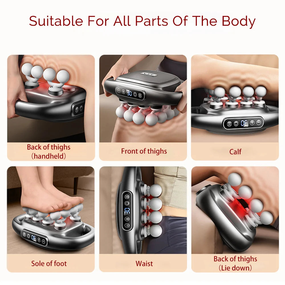 16-Head Fascia Gun High-Frequency Vibration Body Massager - Varixo