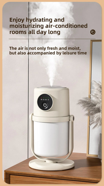 H8 Single Spray Humidifier USB 360° Rotation Air Purifier for Home Office Quiet Night Light Mini Mist