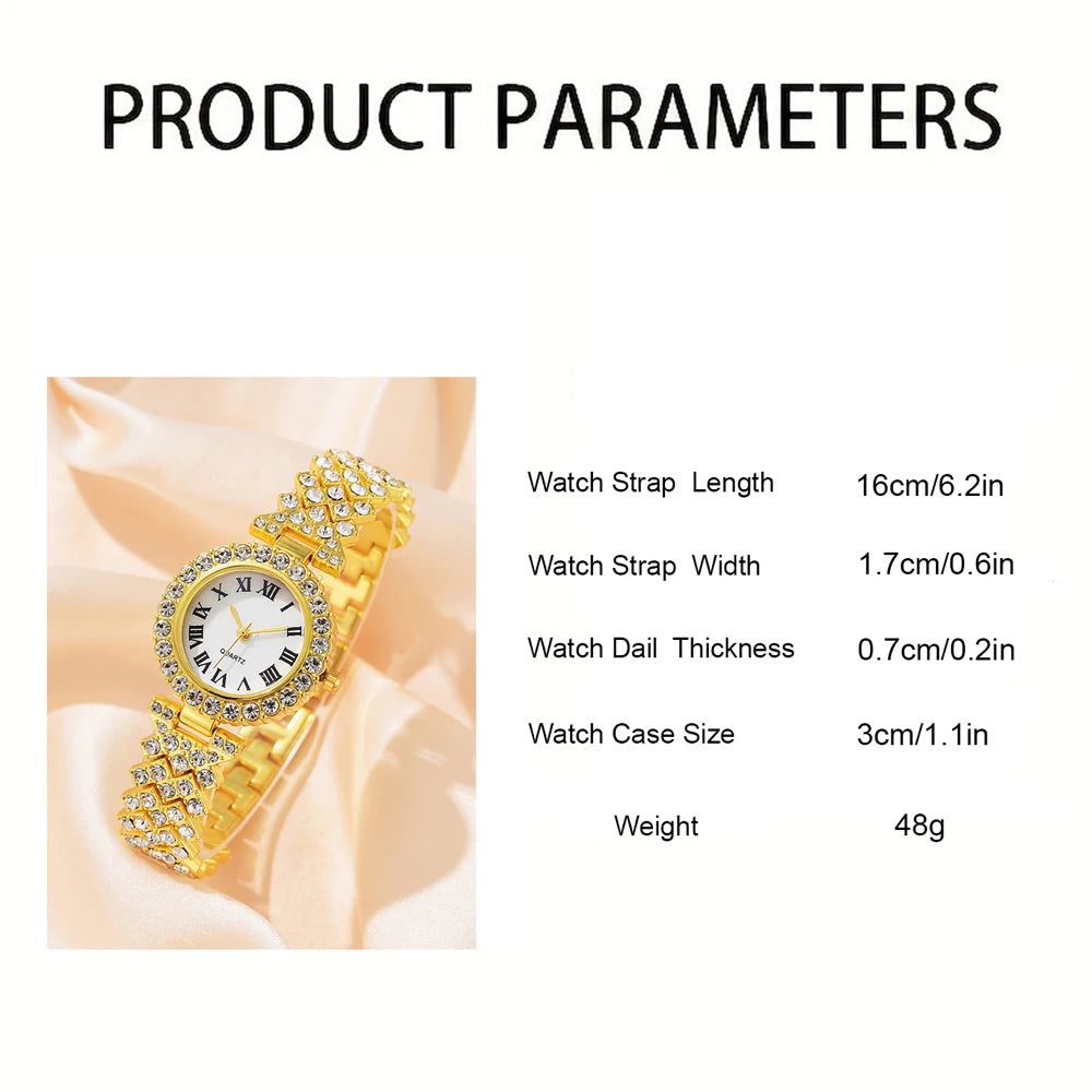Luxury Women Gold Watch Bracelet - Varixo
