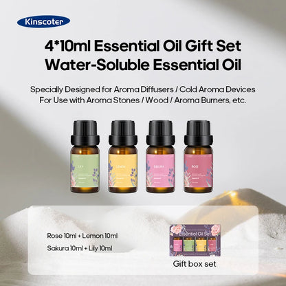 KINSCOTER Realistic Colorful Flame Aromatherapy Diffuser Aroma Essential Oil 150ml USB Air Humidifie Purifier Air Freshener