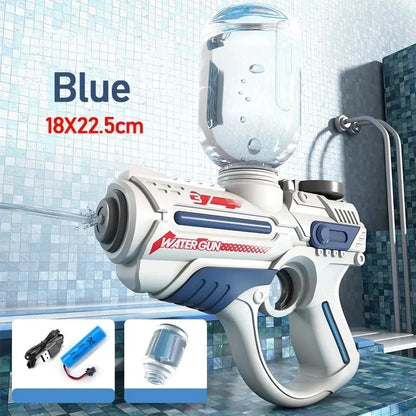 Pistola de agua M416, pistola eléctrica, juguete de tiro, totalmente automático, tiro de verano, playa, diversión al aire libre,