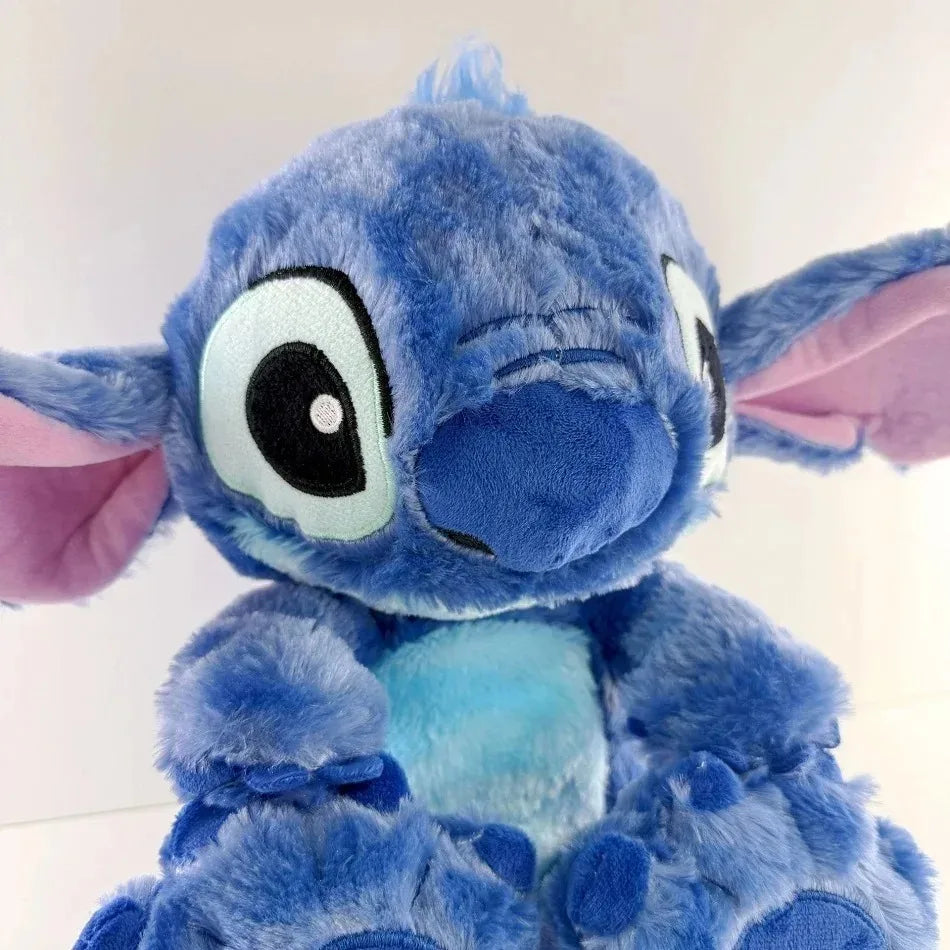 2026! & hot Lilo Stitch Plush Doll Breath Child Peluche Kawaii Soothes Toy Anime Baby Music Light Sleep Toys Pink Stitch Kid Gi