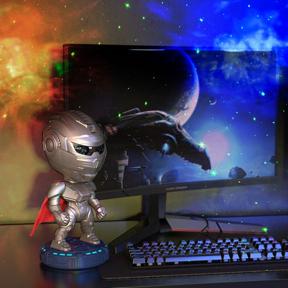 Mecha Samurai Starry Sky Projection Night Light - Varixo