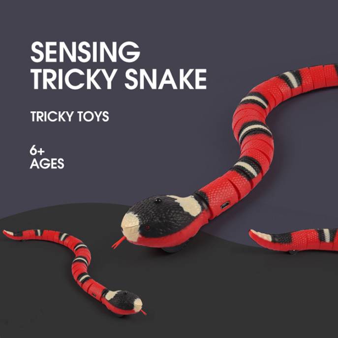 Interactive Electric Induction Snake Funny Cat Toy - Varixo