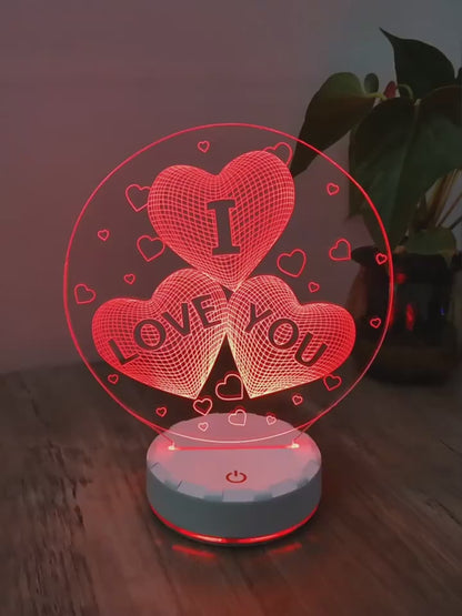 3D Acrylic LED Neon Lamp